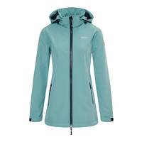 Nordberg Iris - Softshell Outdoor Zomerjas Dames - Mineral Blue - Maat 4XL