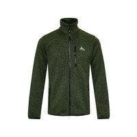 Nordberg Frank Fleece Cardigan – Herren – Grün Melange – Größe 4XL