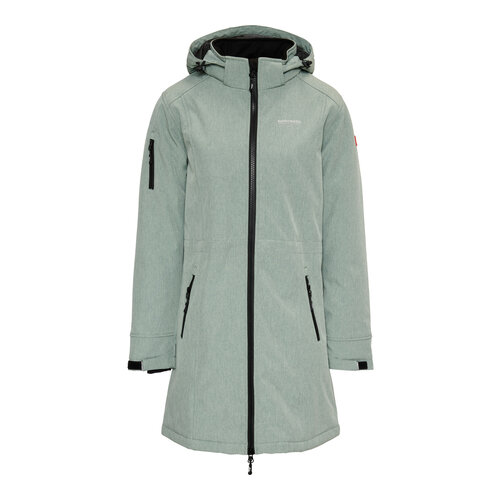 Nordberg Nordberg GITTE - Langer Wintermantel - Damen - Mintgrün - Größe XL Nordberg Nordberg GITTE - Langer Wintermantel - Damen - Mintgrün - Größe XL