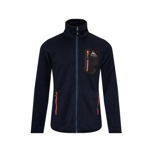 Nordberg Nordberg Noa - Outdoor Fleeceweste Herren - Navy/Dunkelblau Melange - Größe 4XL