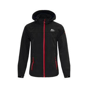 Nordberg Nordberg Mats - Kurtka letnia Softshell Outdoor męska - Czarny melanż - Rozmiar M