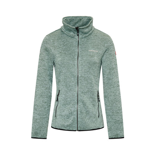 Nordberg Nordberg Andrea Fleece Vest - Dames - Groen melange - Maat XL