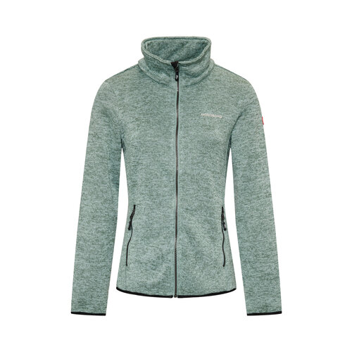 Nordberg Nordberg Andrea Fleece Vest - Dames - Groen melange - Maat 3XL Nordberg Nordberg Andrea Fleece Vest - Dames - Groen melange - Maat 3XL