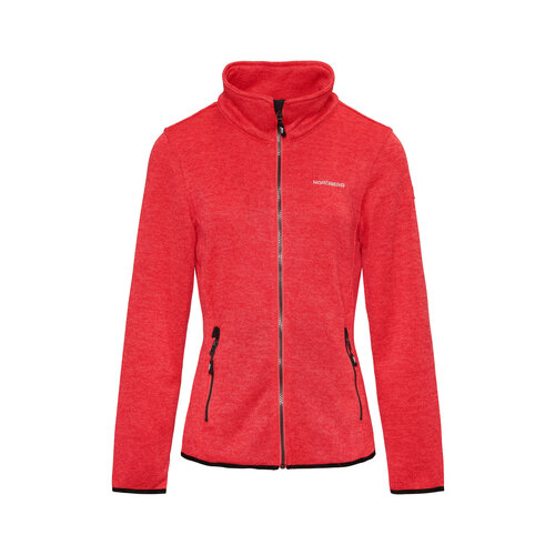 Nordberg Nordberg Andrea Fleece Cardigan – Damen – Rot Melange – Größe 3XL Nordberg Nordberg Andrea Fleece Cardigan – Damen – Rot Melange – Größe 3XL