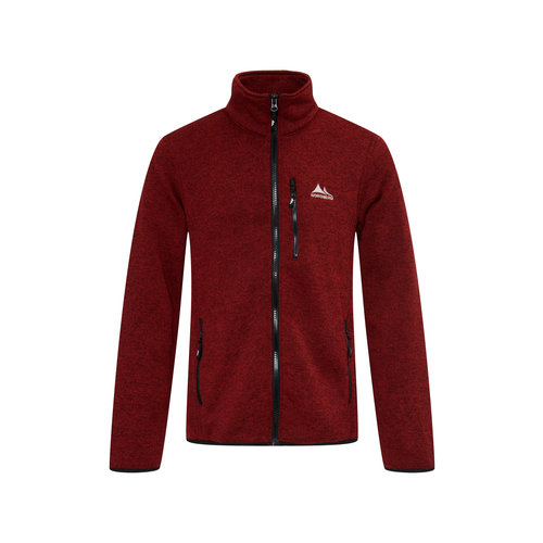 Nordberg Nordberg Frank Fleece Vest - Heren - Bordeaux melange - Maat 3XL Nordberg Nordberg Frank Fleece Vest - Heren - Bordeaux melange - Maat 3XL