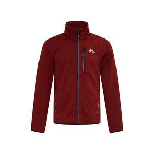 Nordberg Nordberg Benjamin Fleece Cardigan - Herren - Bordeaux Melange - Größe L