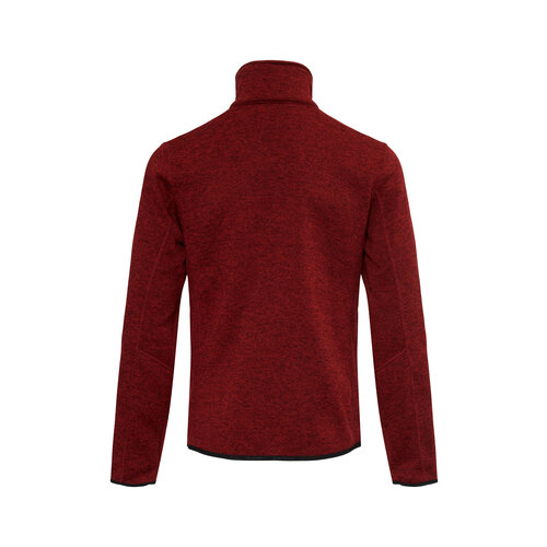 Nordberg Nordberg Benjamin Fleece Vest - Heren - Bordeaux melange - Maat 4XL Nordberg Nordberg Benjamin Fleece Vest - Heren - Bordeaux melange - Maat 4XL