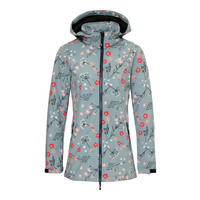 Nordberg Flower - Kurtka Softshell Outdoor Summer Women - Mineral Blue - Rozmiar M