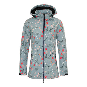 Nordberg Nordberg Flower - Softshell Outdoor Sommerjacke Ladies - Mineralblau - Größe M