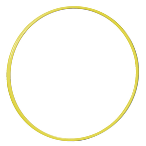 Hoop plastic yellow 90 cm