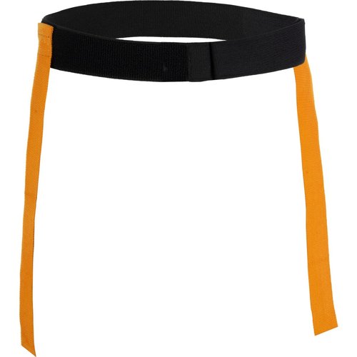 Ceinture de rugby orange / jaune 5 cm de large x 41 cm