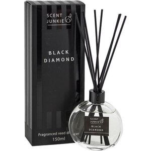 Geurdiffuser met stokjes Black Diamond - 150 ml