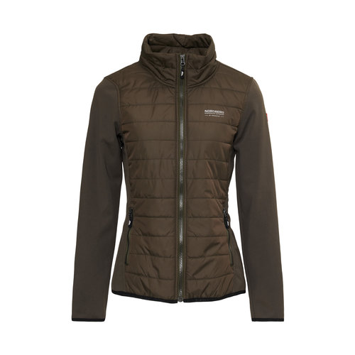 Nordberg Trine Fleece Vest - Army - Maat M