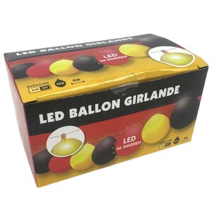 Guitirande Ballon mit LED Europameisterschaft/Weltmeisterschaft Fußballdeutschland - 4 Meter