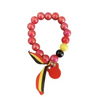 Bracelet Beads European Championship/World Cup football Belgium