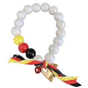 Bracelet Perles Championnat d'Europe / Coupe du monde Football Allemagne