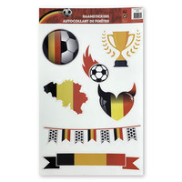 Window stickers EK/World Cup football Belgium 8174