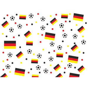 Tablecloth European Championship/World Cup Germany 180 x 140 cm