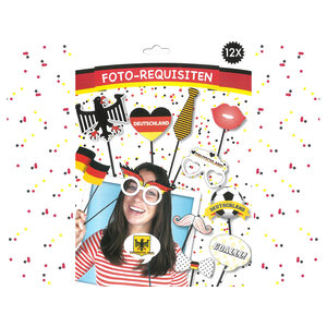 Accesorios para fotos de la Eurocopa/Copa Mundial de Fútbol de Alemania (12 piezas) Accesorios para fotos de la Eurocopa/Copa Mundial de Fútbol de Alemania (12 piezas)