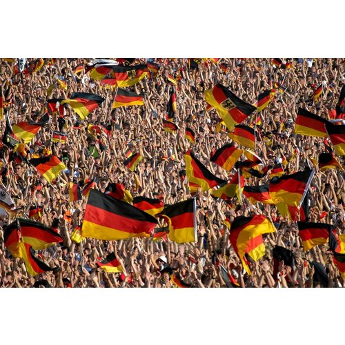 Le drapeau collet le championnat d'Europe / Coupe du monde de football en Allemagne - 50 pièces