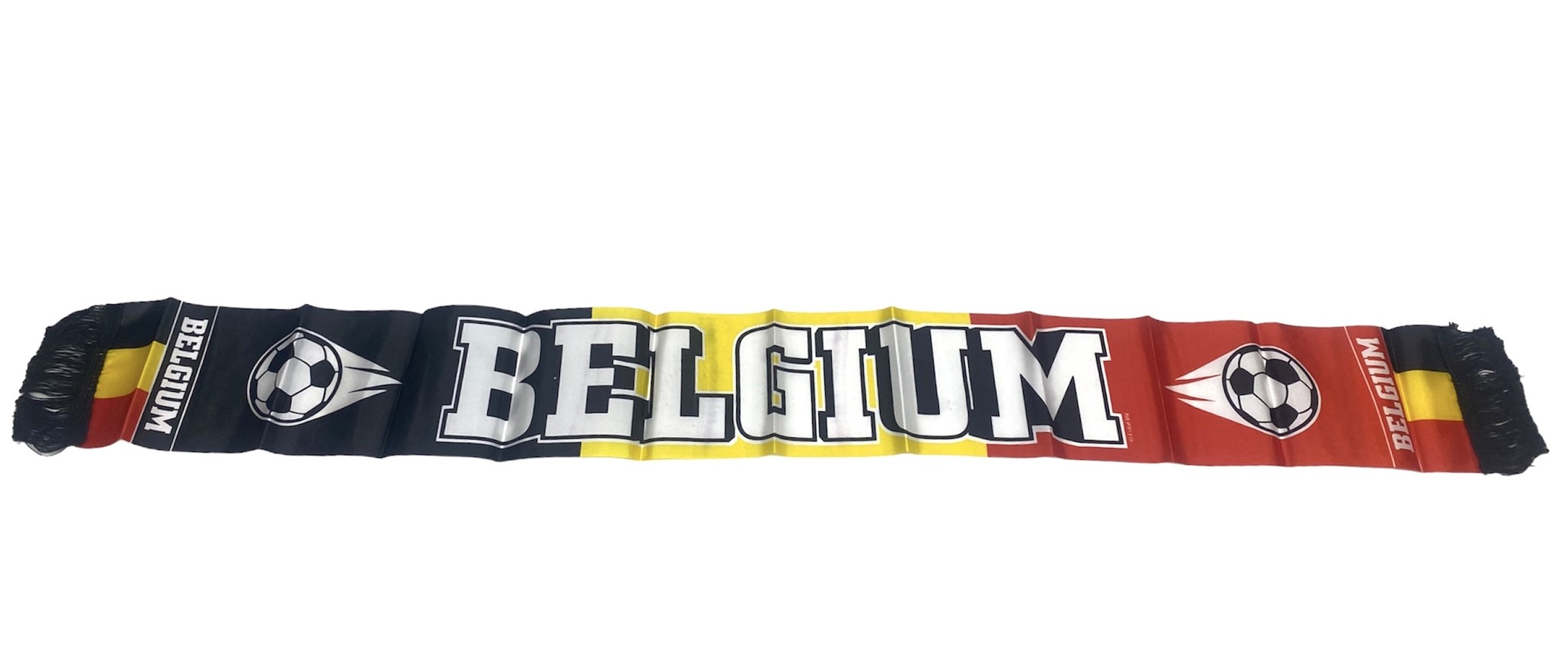 Sjaal België EK/WK Voetbal 130 x 14 cm | Oranje & Feest - Yellow Webshop