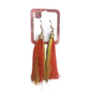 Earrings fringe European Championship/World Cup football Belgium