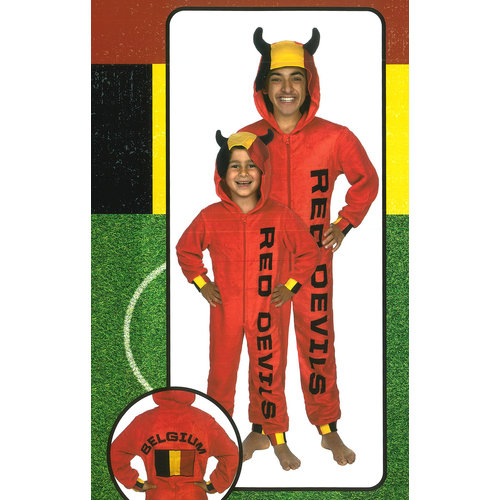 Europameisterschaft/Weltmeisterschaft des Onesie Red Devil für Kinder - Größe 110 - 116