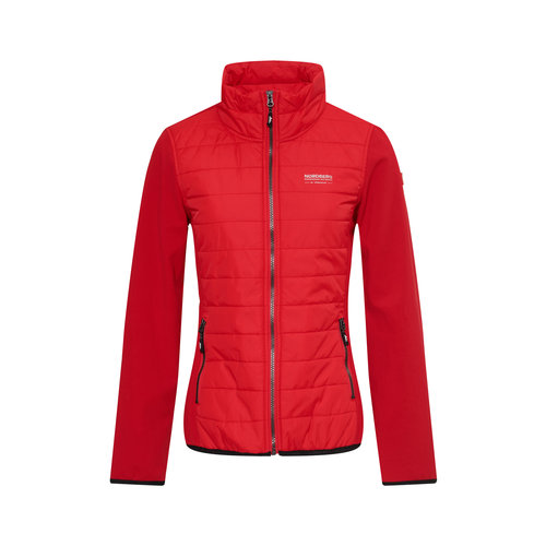 Nordberg Nordberg Trine Fleece Weste Damen - Rot - Größe M