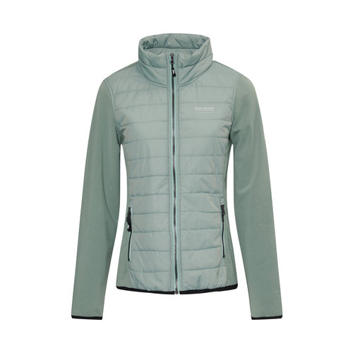 Nordberg Nordberg Trine Fleece Vest Dames - Groen - Maat XL