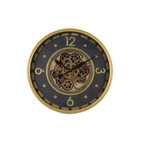 Wall clock Dennison Black/Gold - 60 cm
