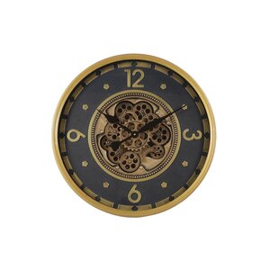 Horloge murale Dennison noir / or - 60 cm