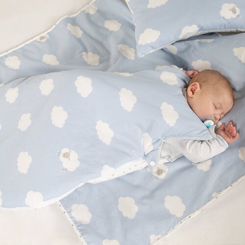 Roba Roba sleeping bag Little Cloud Junior 70 cm cotton blue size 62/68