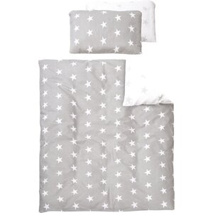 Roba Roba Little Stars Biancheria da letto 135 X 100 cm Cotone Grigio 2 pezzi Roba Roba Little Stars Biancheria da letto 135 X 100 cm Cotone Grigio 2 pezzi
