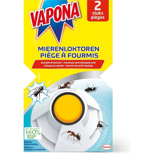 Vapona Vulcano Antslok Box - Insektenfalle - 2 Teile