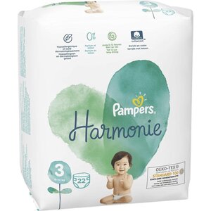 Pampers Pampers Harmonie Taille 3 (6 à 10 kg) - Emballage avec 22 Pampers