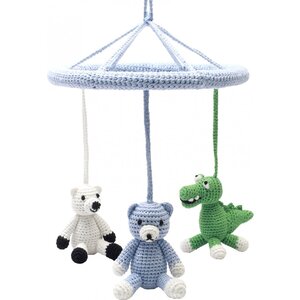 NatureZOO Ours polaire mobile Naturzoo / ours / crocodile au crochet Junior 24 cm