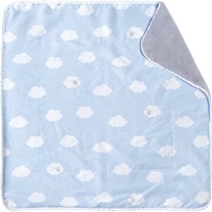 Roba Roba Blanket Small Cloud 80 x 80 cm cotton blue
