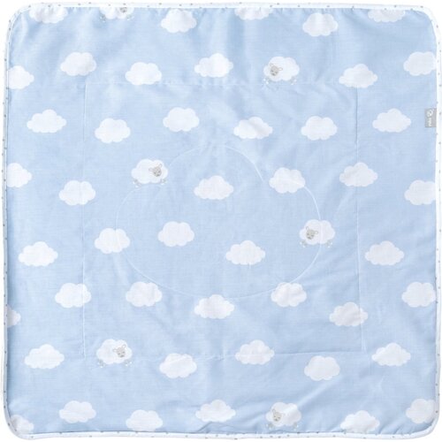 Roba Roba Decke kleine Wolke 80 x 80 cm Baumwollblau