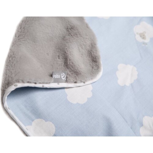 Roba Roba Blanket Small Cloud 80 x 80 cm cotton blue