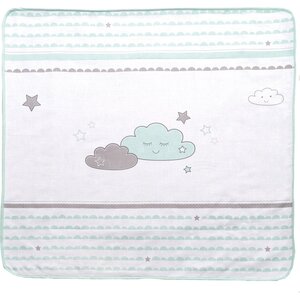 Roba Roba warme und flauschige Babydecke 'Happy Cloud', 80 cm Länge x 80 cm Breite