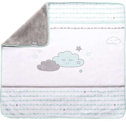 Roba Roba Warm and fluffy baby blanket 'Happy Cloud', 80 cm length x 80 cm width