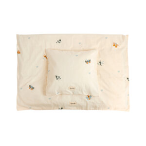 Couvrette de colocataire couverte bébé bugs 100 x 140 cm avec oreiller 60 x 40 cm