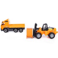 Volvo truck with forklift 2-piece