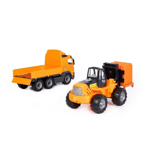 Volvo truck with forklift 2-piece