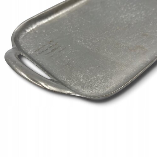 Metal tray 21 x 14 cm - Silver