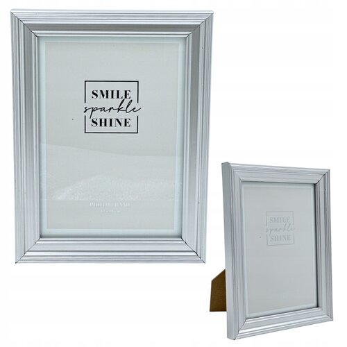 Photo frame silver 13 x 18 cm