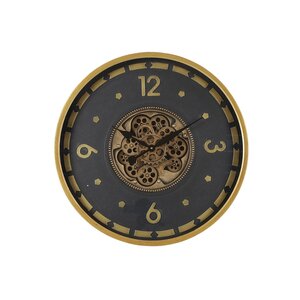 Countryfield Horloge murale Dennison noir / or - 70 cm