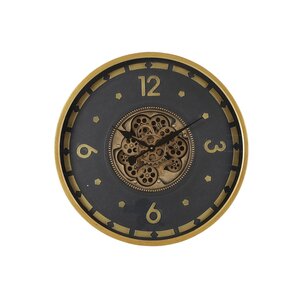 Countryfield Orologio da parete Dennison Nero/Oro - 70 cm