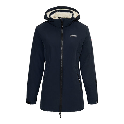 Nordberg Nordberg Teddy Winterjacke - Damen - Marine - Größe 3xl