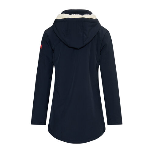 Nordberg Nordberg Teddy Winterjas - Dames - Navy - Maat 3XL